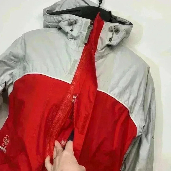 Burton snowboards women’s size small winter coat red and white - Picture 3 of 7